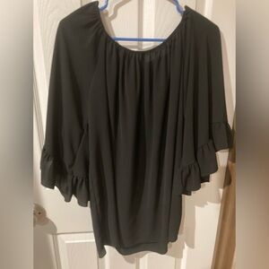 Black Emma Rose Blouse women’s medium
419